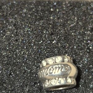Brighton Silver 'Mom' Ring with Crystals